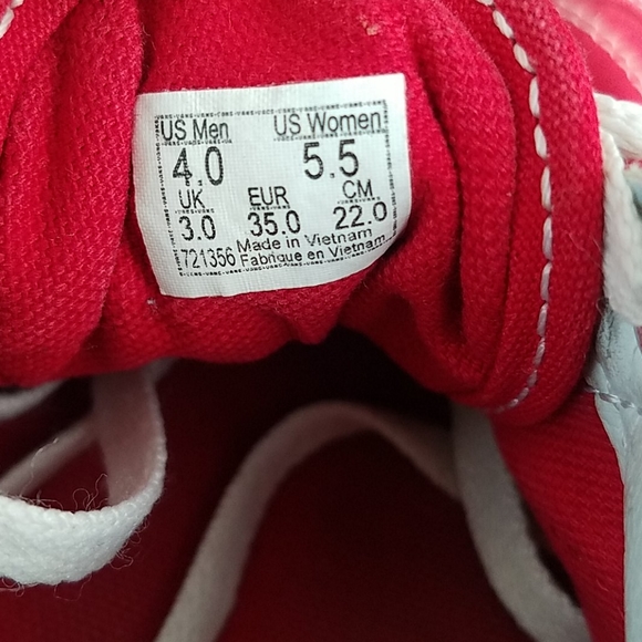 Vans Old Skool Skate Shoes Racing Red - Picture 6 of 6